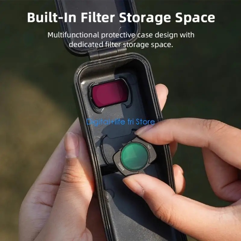 E06D غطاء حماية كامل للجيب 3، ملحق جيمبالز مع حافظة عدسة 360 درجة