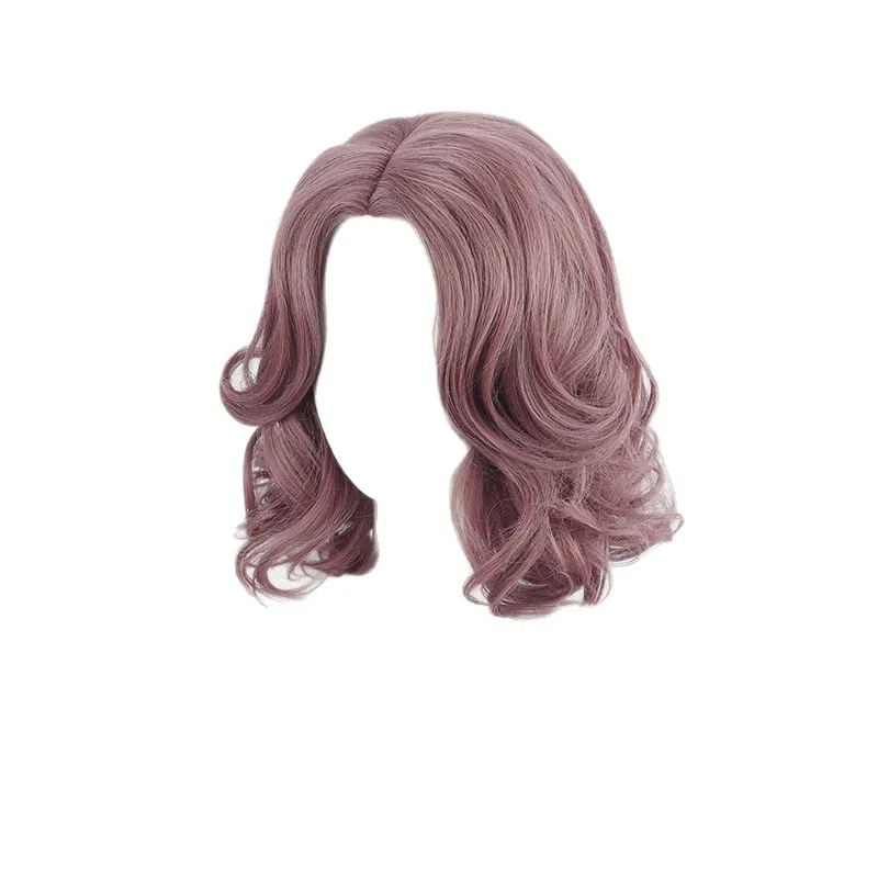 Peruca cosplay para melina the fire witch meio separação realista tamanho grande cabeça