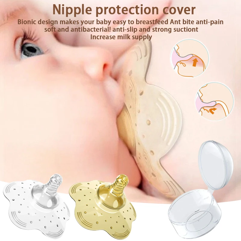 

Удобная полностью силиконовая накладка для защиты груди помогает в кормлении, защита от укусов, защита сосков, двухслойная защита груди