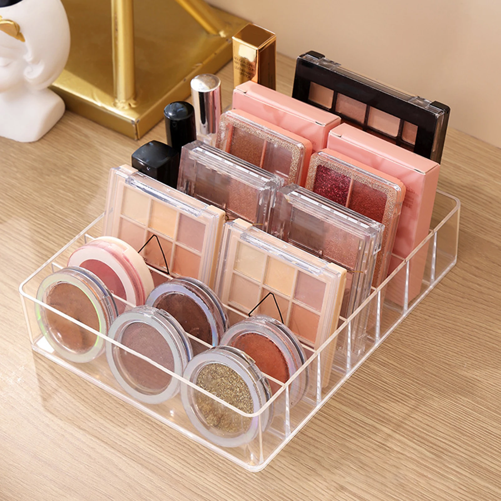 Makeup Holder  Excellent Desktop Lipsticks Blush Container Box  Lightweight Makeup Organizer