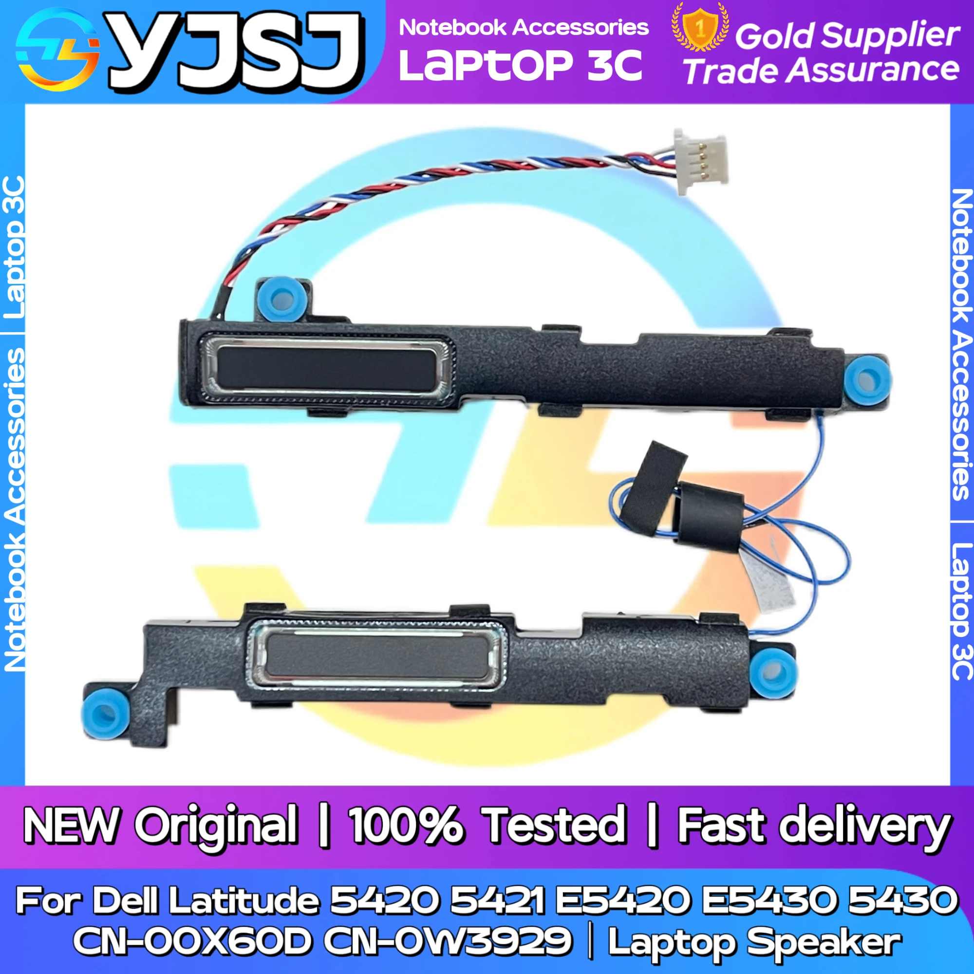 New Original Laptop Speaker For Dell Latitude 5420 5421 5430 5431 E5420 E5421 built-in speaker horn audio CN-0W3929 PK230012Q00