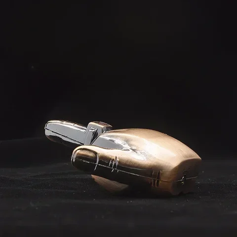 Забавная зажигалка-фонарик в форме среднего пальца с функцией Fuk You Voice, ветрозащитная зажигалка Jet Flame, аксессуары для курения, заправляемая бутановая зажигалка топ 12 зажигалка для дыма - №11