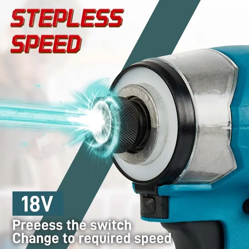 Nuevo Destornillador de impacto Makita DTD173, destornillador eléctrico para el hogar, taladro manual eléctrico, destornillador eléctrico, herramienta multifunción