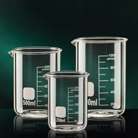 50/100/150/250/500/1000ml High Borosilicate Glass Measuring Cup Clear Scale Cup Laboratory Beaker Kitchen Baking Measuring Cup 3