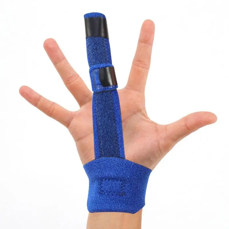 Trigger Finger Brace Aluminum Strips Broken Finger Brace Protective Finger Guard Knuckle Immobilization For Index Middle Finger