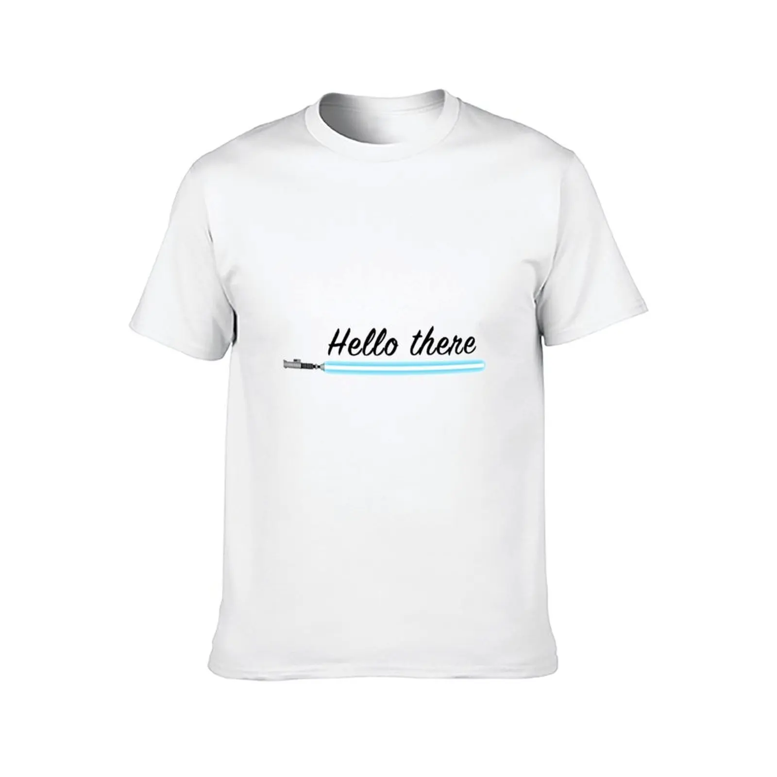 Hello There تي شيرت رجالي برسوم جرافيك تي شيرت قطن 100% تي شيرت #2