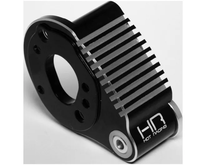 Hot Racing ERV1801 Black Alum Heat Sink Motor Mount Plate Rep TRA5660/5661 for 1/10 TRA E-Revo/Summit