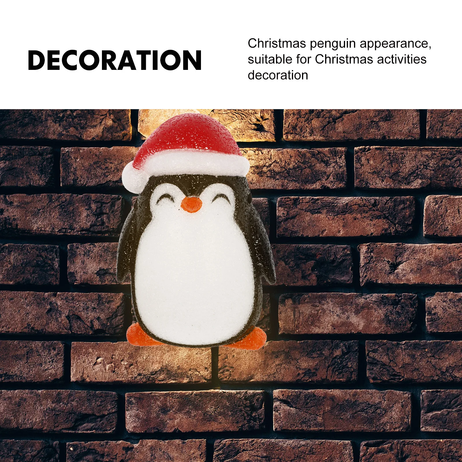 

Santa Claus Head Lampshade Penguin Wall Light Cover Outdoor Christmas Indoor Decorations Eva Father Xmas