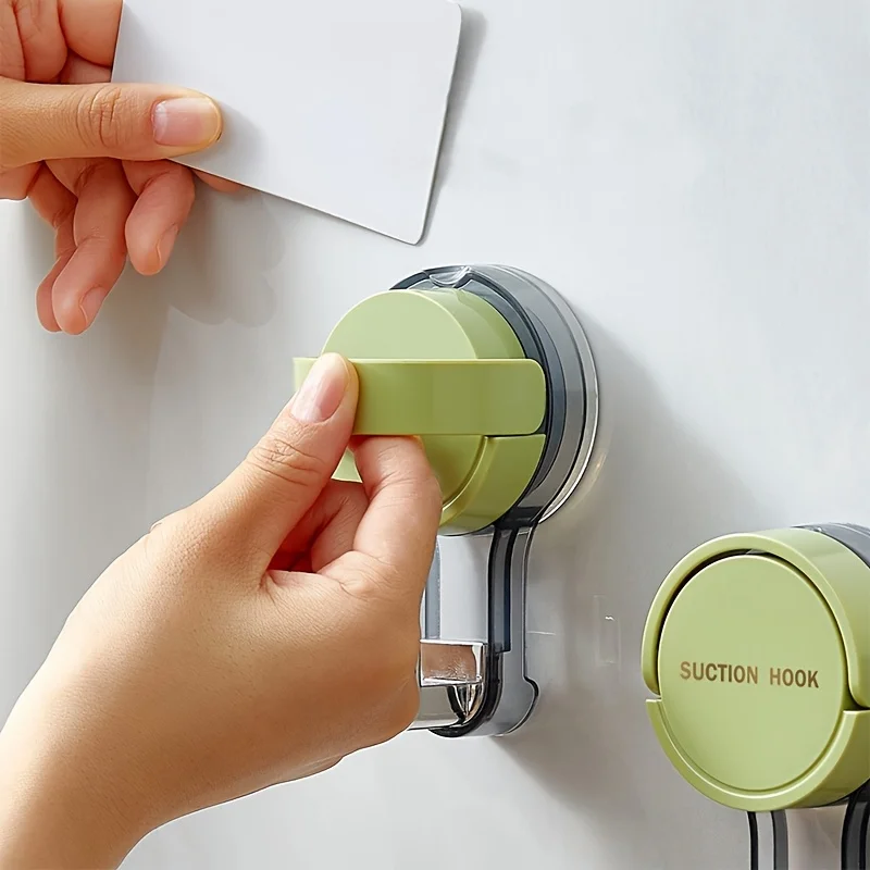 Powerful Vacuum No-Drilling and Self-Adhesive Towel Racks with Suction Cup Hooks Can Be Attached To The Walls of Bathrooms