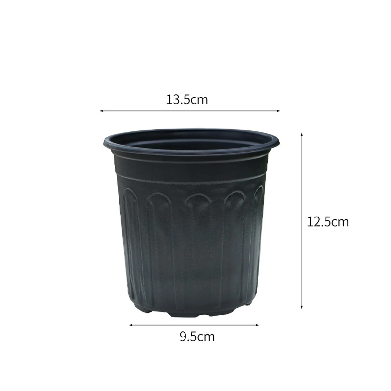Flexible Plant Gallon Nursery Pots with Drainage Holes, Soft Plastic Seedling Containers for Succulents and Home Garden 2026