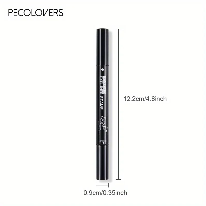 8 Styles Eyeliner Stamp Pen Red Black Liquid Eyeliner Pen Double-ended Lazy Eye Liner Pencil Fast Drying Waterproof Eye Makeup