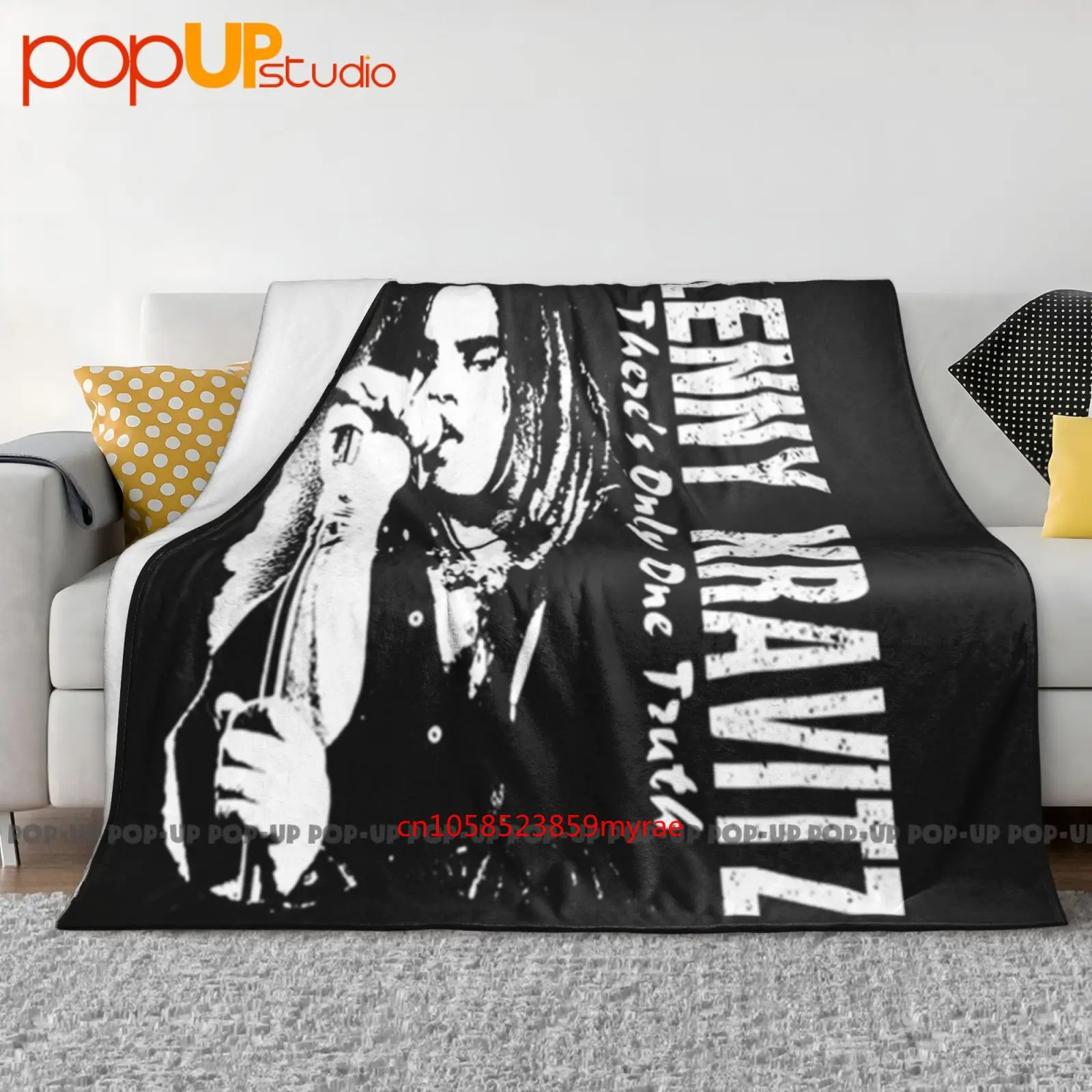 Vintage 90 S Lenny Kravitz il y a seulement une vérité 1991 Tour couverture Ultra-douce couette hiver housse de canapé housses de lit