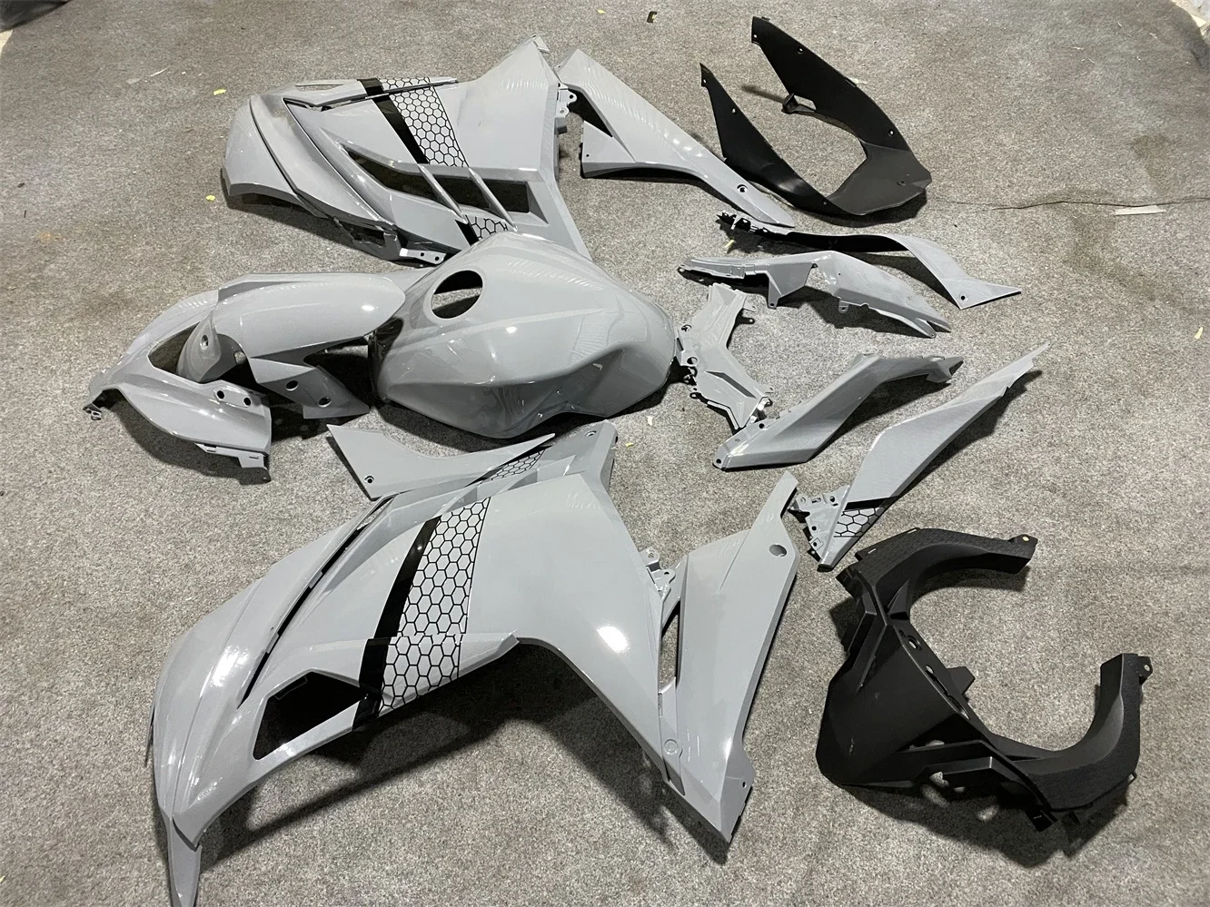 Motorcycle fairing for Ninja 250 Ni 2013 2014 2015 2016 2017 nja 300  years ZX250 EX300 13-17 Body fairing Black grey