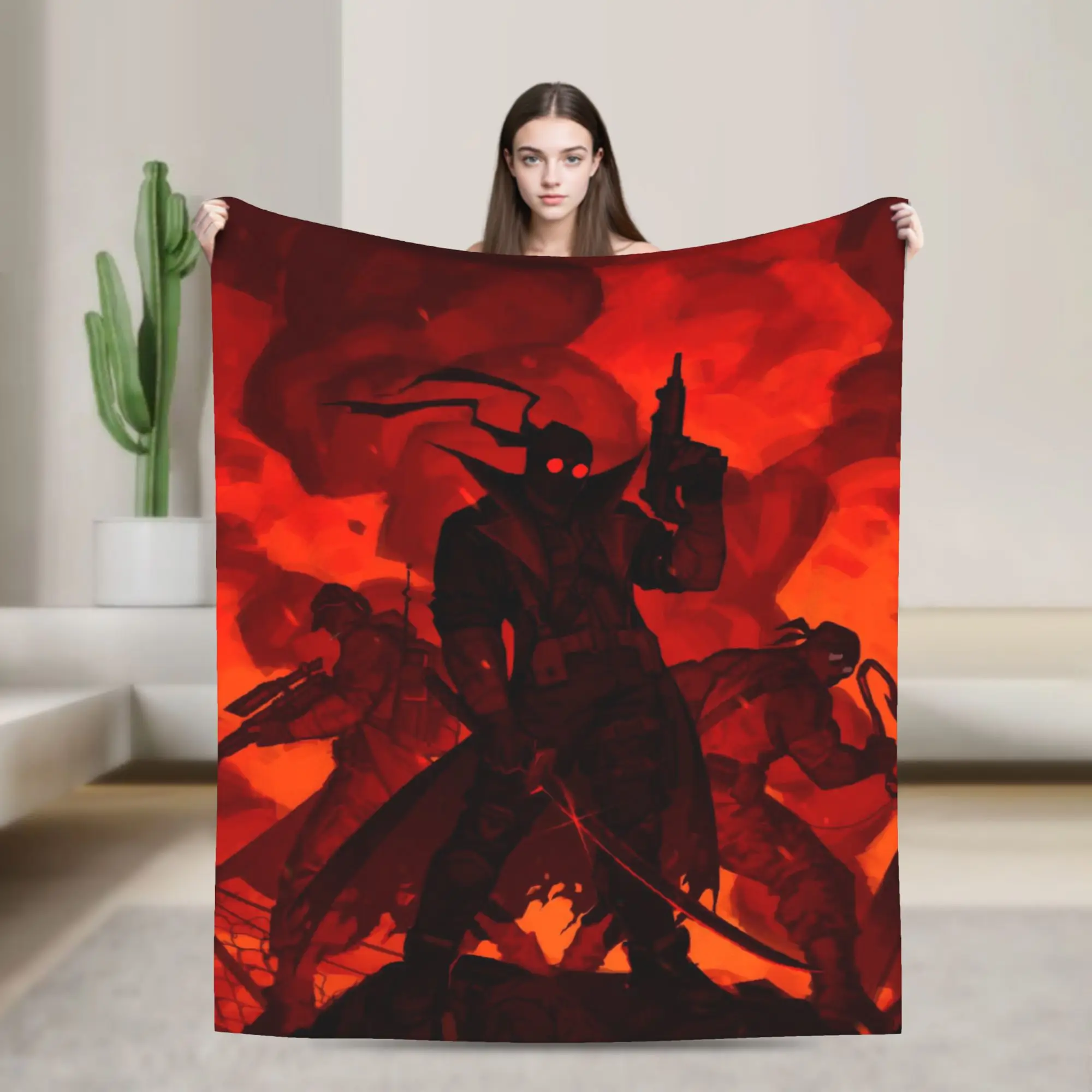 MADNESS COMBAT Hank Blanket Multiple Sizes Super Soft Cozy  Throw Blankets for Sofa Couch and Bed