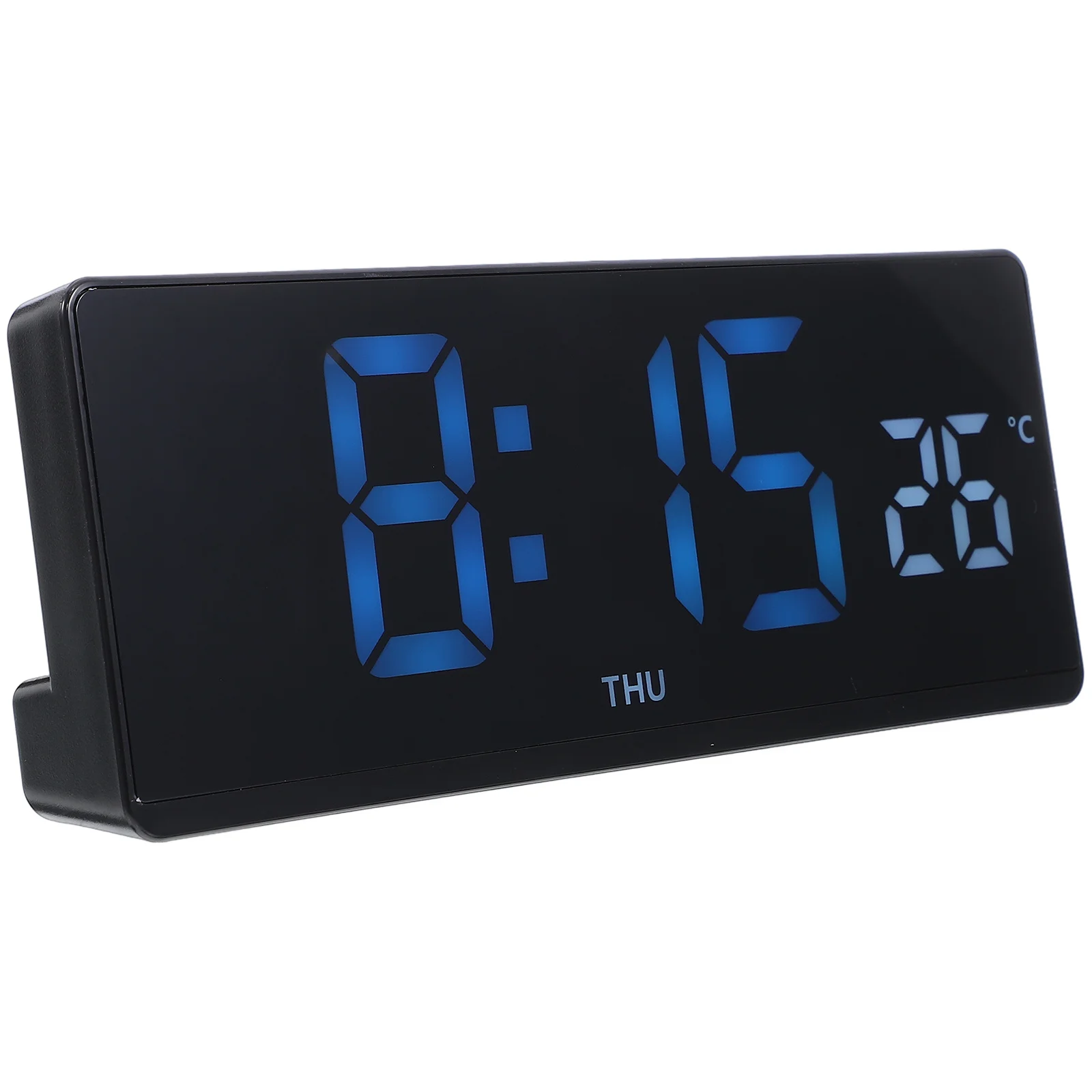 

LED Digital Clock Stable Base Adjustable Brightness Temperature Display Countdown Alarm Clock for Bedroom Office