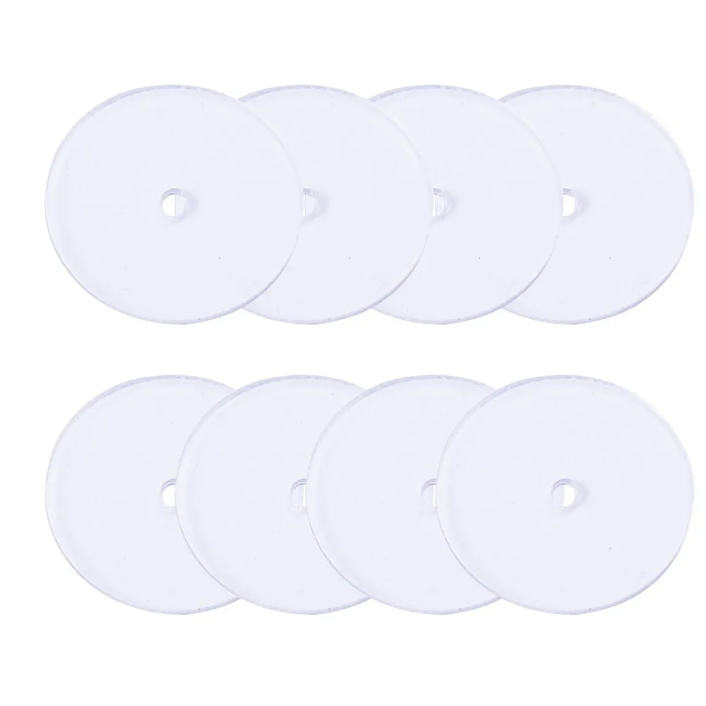 50Pcs/Lot 10MM Round Silicone Anti Pain Cushion For DIY Earrings Piercing Clasp Soft Gasket Spacers Jewelry Supplies Accessories