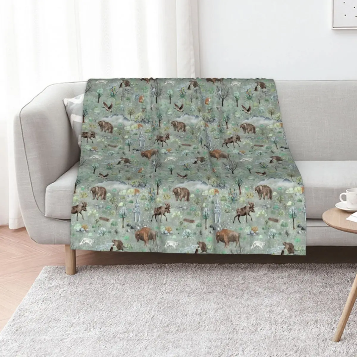 Yukon Backwoods Throw Blanket Giant Sofa Soft Beach Luxury Brand Luxury Throw cosplay anime Blankets