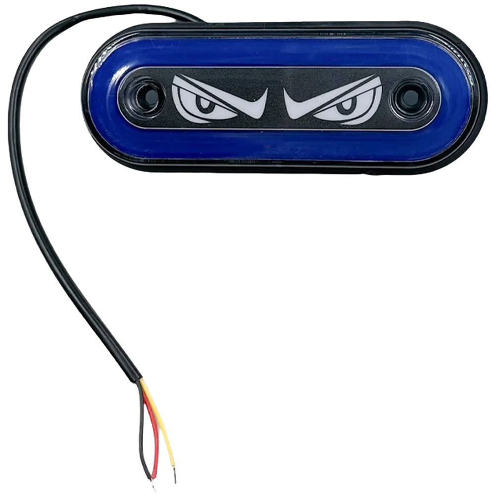 Vehicle Grille LED Devil Eye Lights 12V 24V with Dual Strobe Flash and Steady Light Functions for Enhanced Visibility