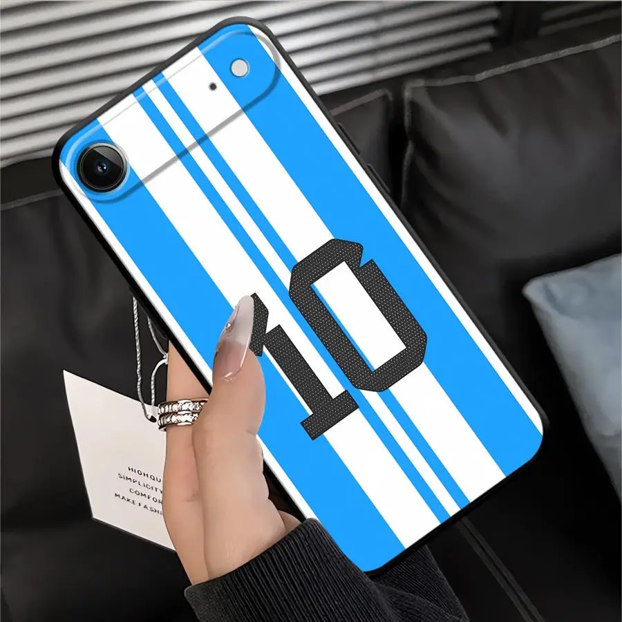 كرة القدم الرياضية عدد أسود لينة غطاء الهاتف القضية آيفون 15 16 14 زائد XS ماكس 17Air 7 8 XR 13 12 11 17 برو