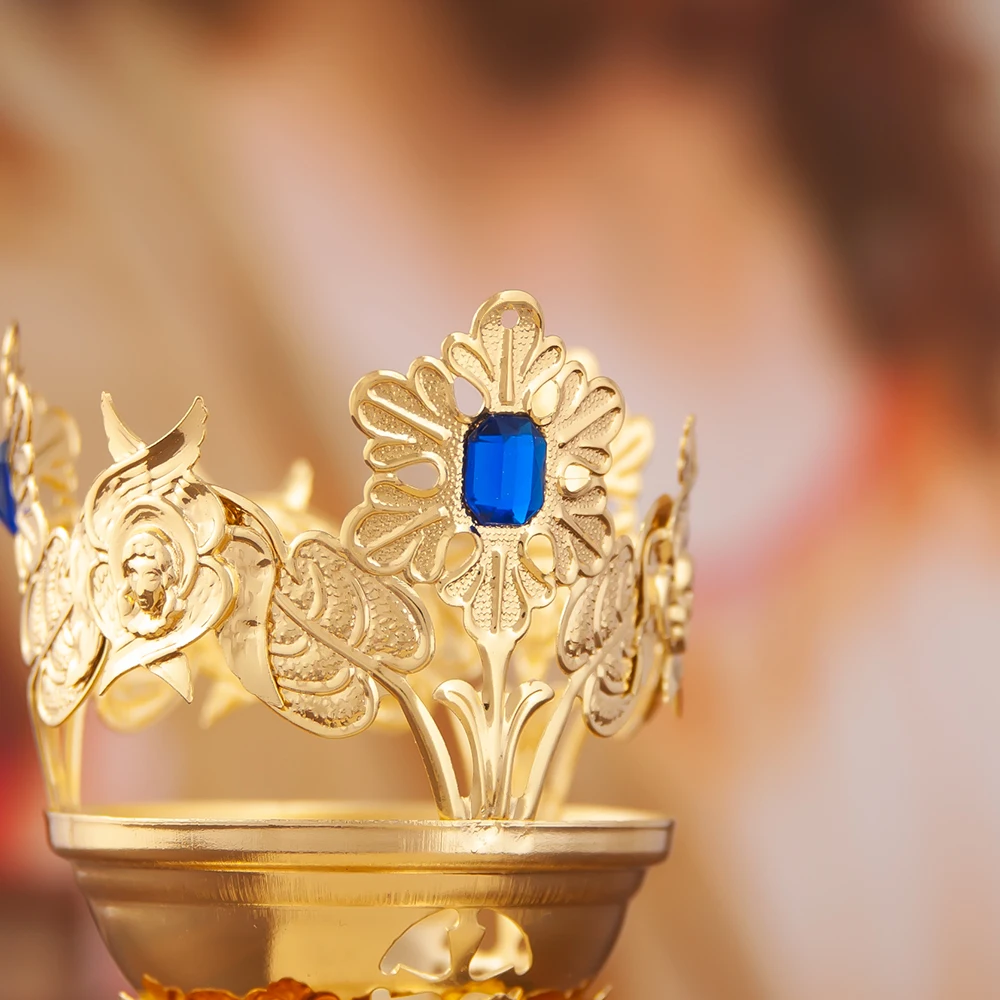 HTISOK Orthodoxer Kerzenhalter, Orthodoxer Kerzenständer, Sakrales Design für Gebetsaltäre, Segensreicher religiöser Kerzenhalter – Detail 12