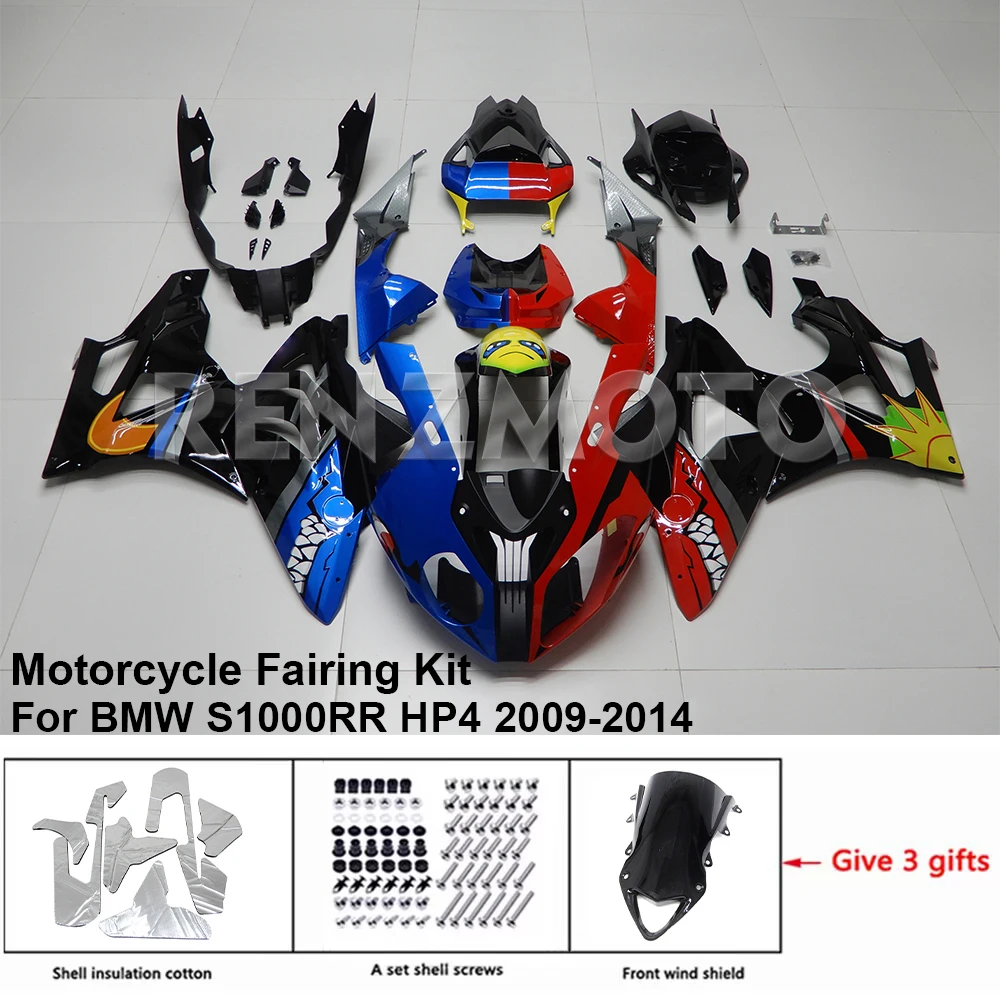 For BMW S1000RR 2009-2014 Fairing R/Z S4007 Motorcycle Set Body Kit Decoration Plastic Guard Plate Accessories Shell Injection