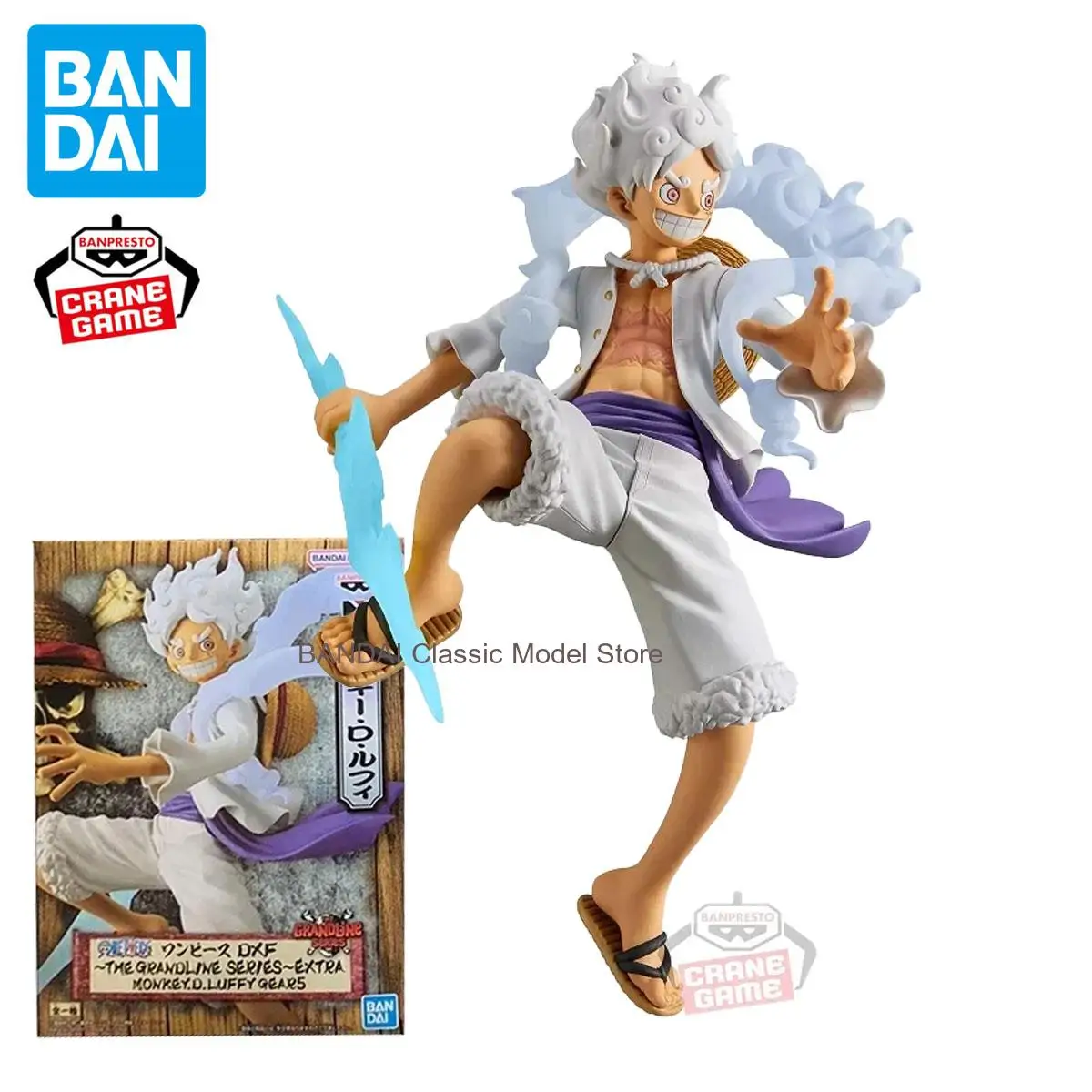 

Classic Toys Original In Stock Bandai One Piece Dxf The Grandline Series Extra Monkey D Luffy Nika Gear Action Figure Toys Gifts