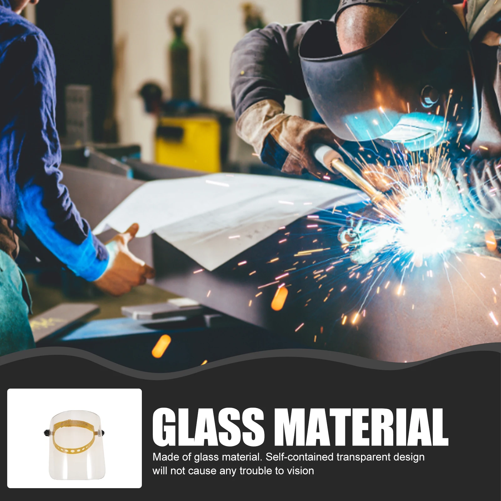 Transparent Face Guard Protective Mask Spittle Baffle Durable Outdoor Use Bike Motorcycle Lightweight Practical Gift Storage