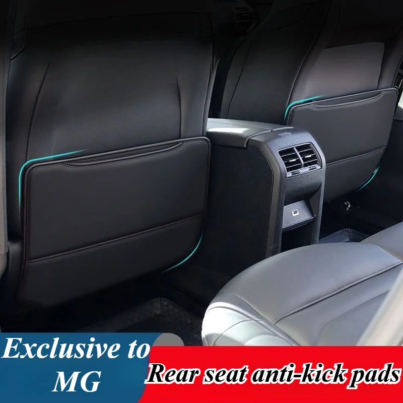

For MG5 MG MVLAN 2020-2024 Rear Seat Back Protector Kick Mats Anti-Scratch Guard Interior Car Accessories Custom Fit Cover Parts