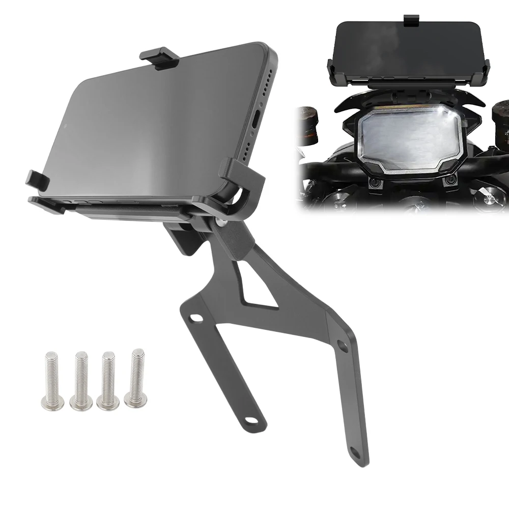 Motorcycle GPS Navigation Bracket Phone Holder Support Bracket GPS Mount For ZH2 2020 2021 2022 2023 2024 2025 2026 For Kawasaki