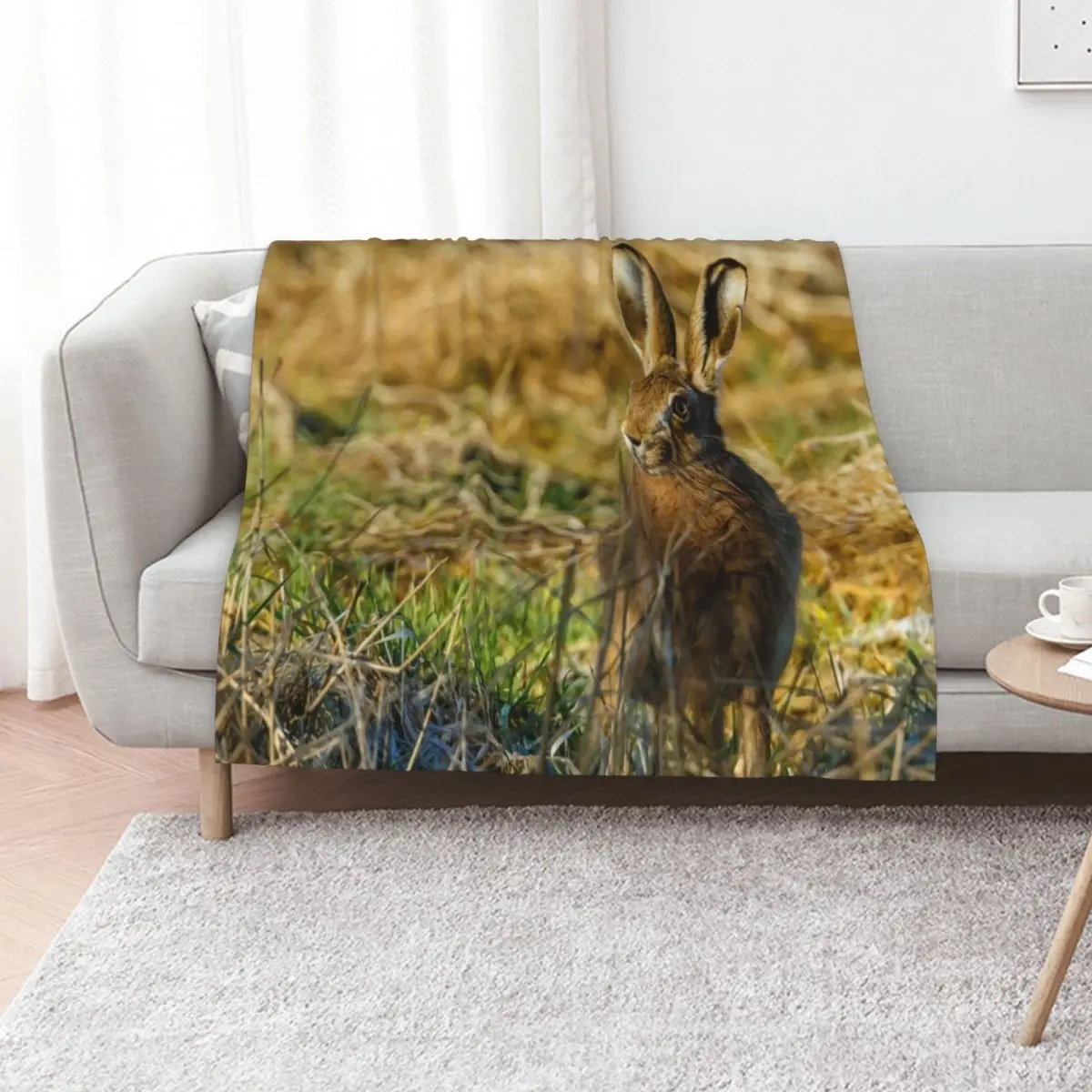 Love is in the Hare Throw Blanket Luxury St For Sofa Thin Baby For Decorative Sofa cosplay anime Bed Blankets