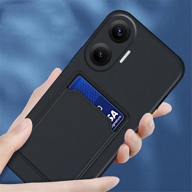 

Luxury Wallet Case For Xiaomi Poco F7 Ultra Pro Card Holder Phone Cases for Xiaomi Poco F7 Ultra Pro Soft Silicone Back Cover