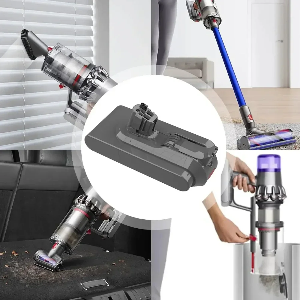 Akumulator 25.2V 6000mAh/8000mAh do odkurzacza Dyson V11 SV15 SV16 SV17 SV18 SV22, zamiennik, wersja z klamrą. — zdjęcie produktu 6