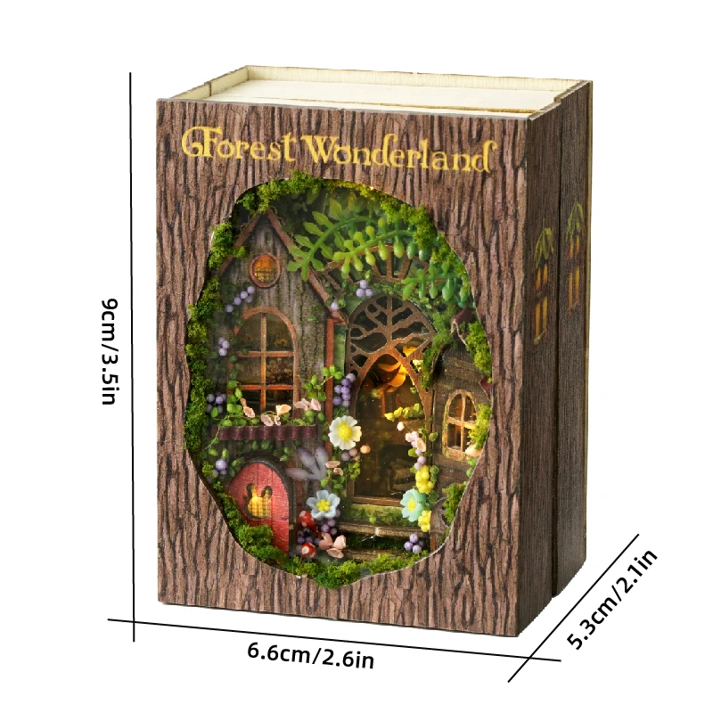 Mini Poppenhuis DIY Klein Huis 3D Puzzel Assemblage Gebouw Model Speelgoed Thuis Slaapkamer Decoratie Met Meubels LED Verlichting Geschenken