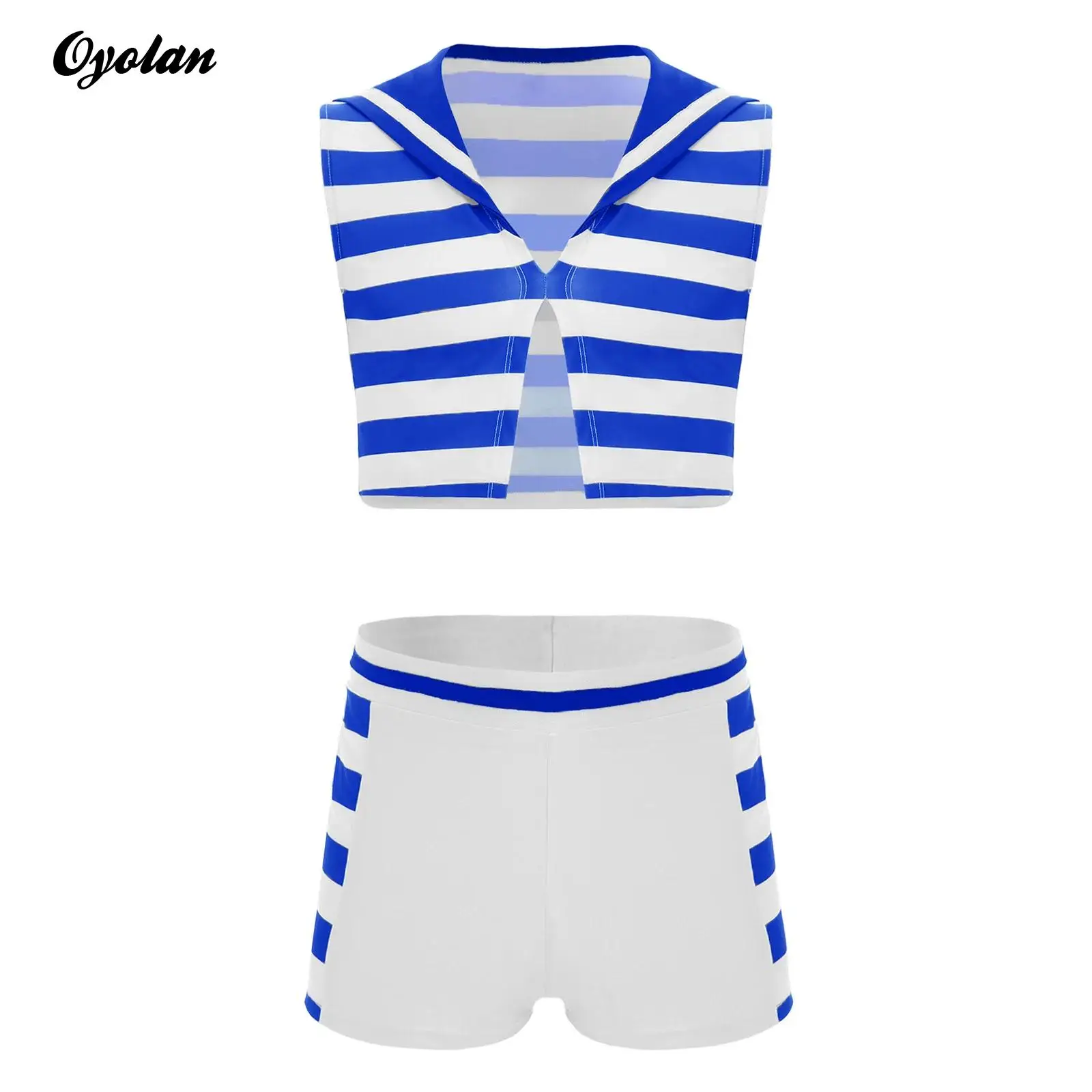 

Мужской морской матрос, маскарад на Хэллоуин, костюм для косплея, костюм для вечеринок с v-образным вырезом, укороченная майка без рукавов и шорты-боксеры