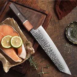 Professional Kitchen Meat Cleaver Stainless Steel Kitchen High Hardness Japanese Chef Knife Vegetable Slicing Knife with Box