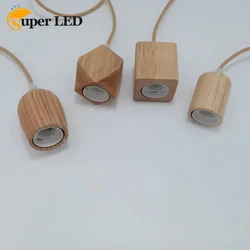 Modern Hanging Lights Wooden Pendant Lights Wood Chandelies Lamp for Bedroom Homelamp for Commercial Shop Decoration