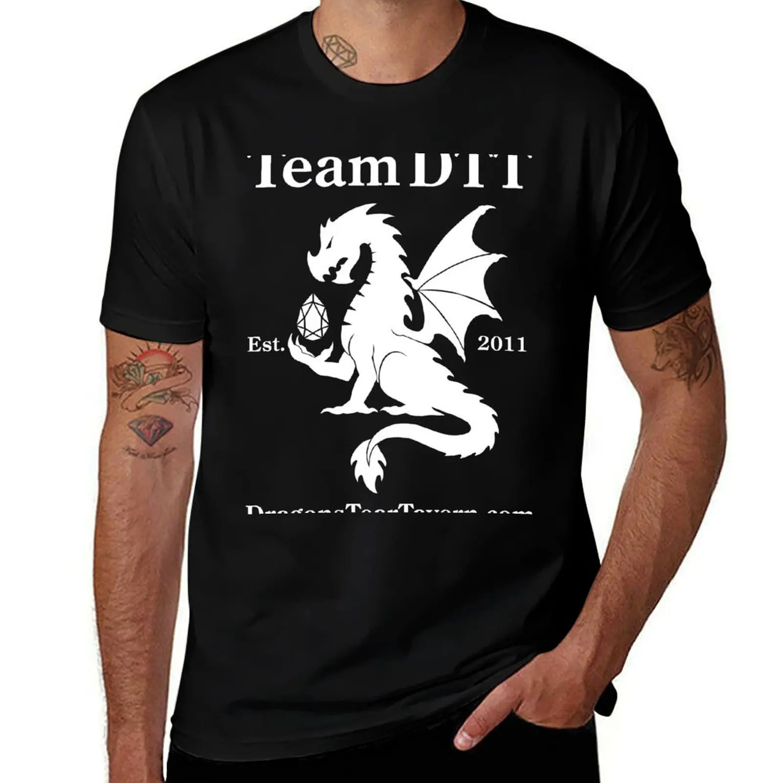 

Dragon's Tear Tavern - Team DTT (Dark Shirts) T-Shirt Lightweight Print T-Shirt