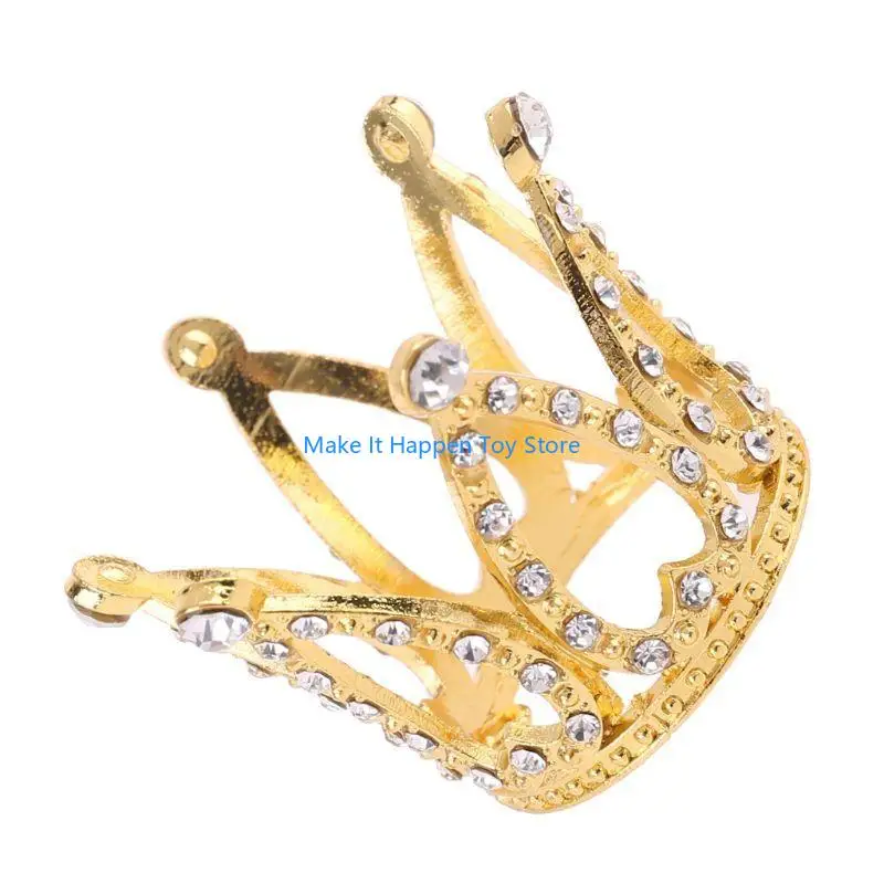 

28EC Simple Hair Accessories Toddler Infant Taking Photo Hairband Shinning Birthday Crown Headbands Colorful Hair Hoop