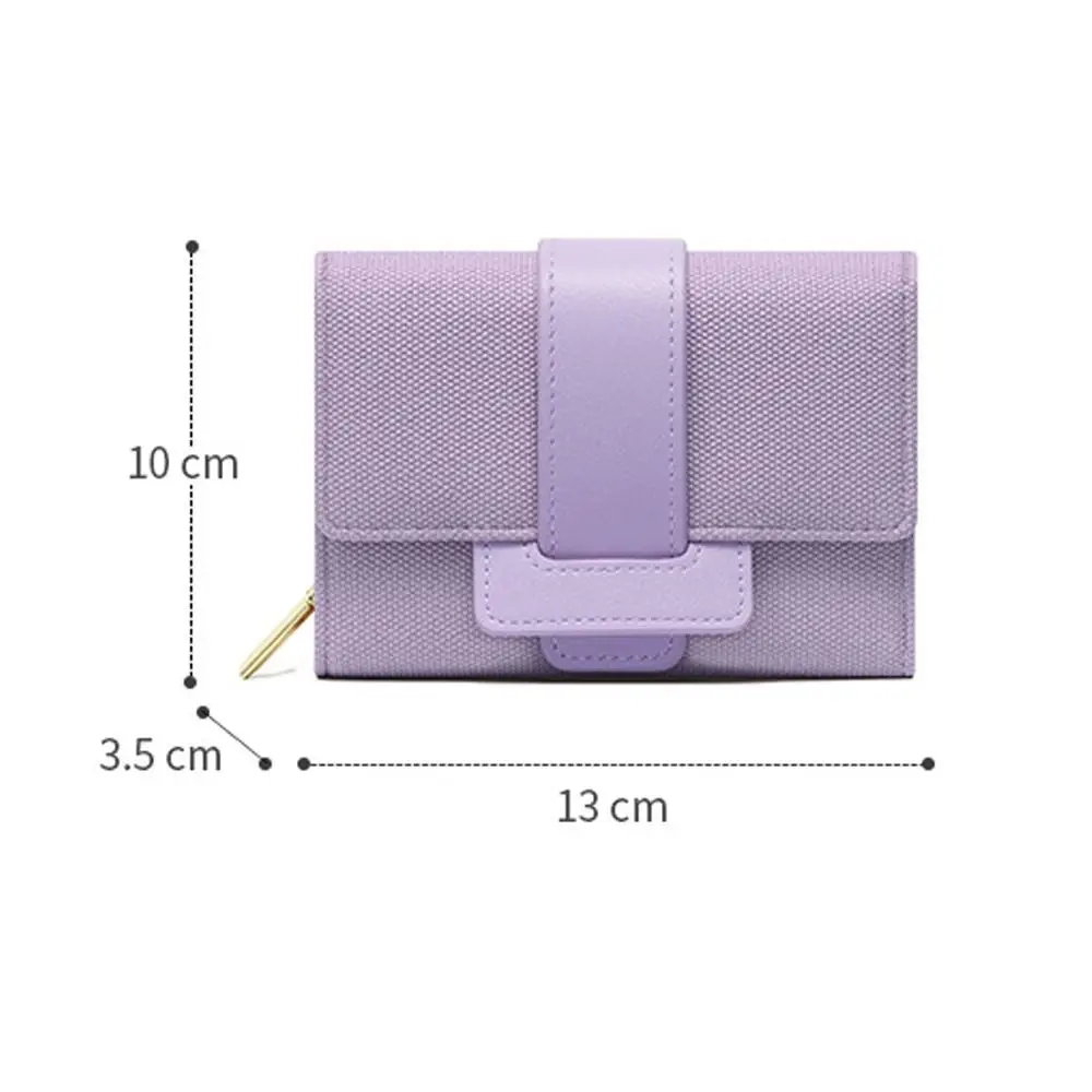 New PU Leather Purse Multi-card Slots Foldable Wallet Large Capacity Portable Card Bag