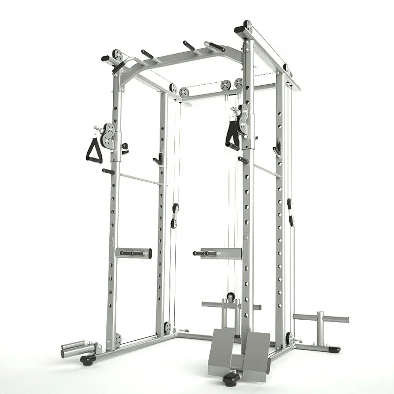 Commercial Fitness Equipment Free Weight Integrated Rack Multifunctional Squat Rack