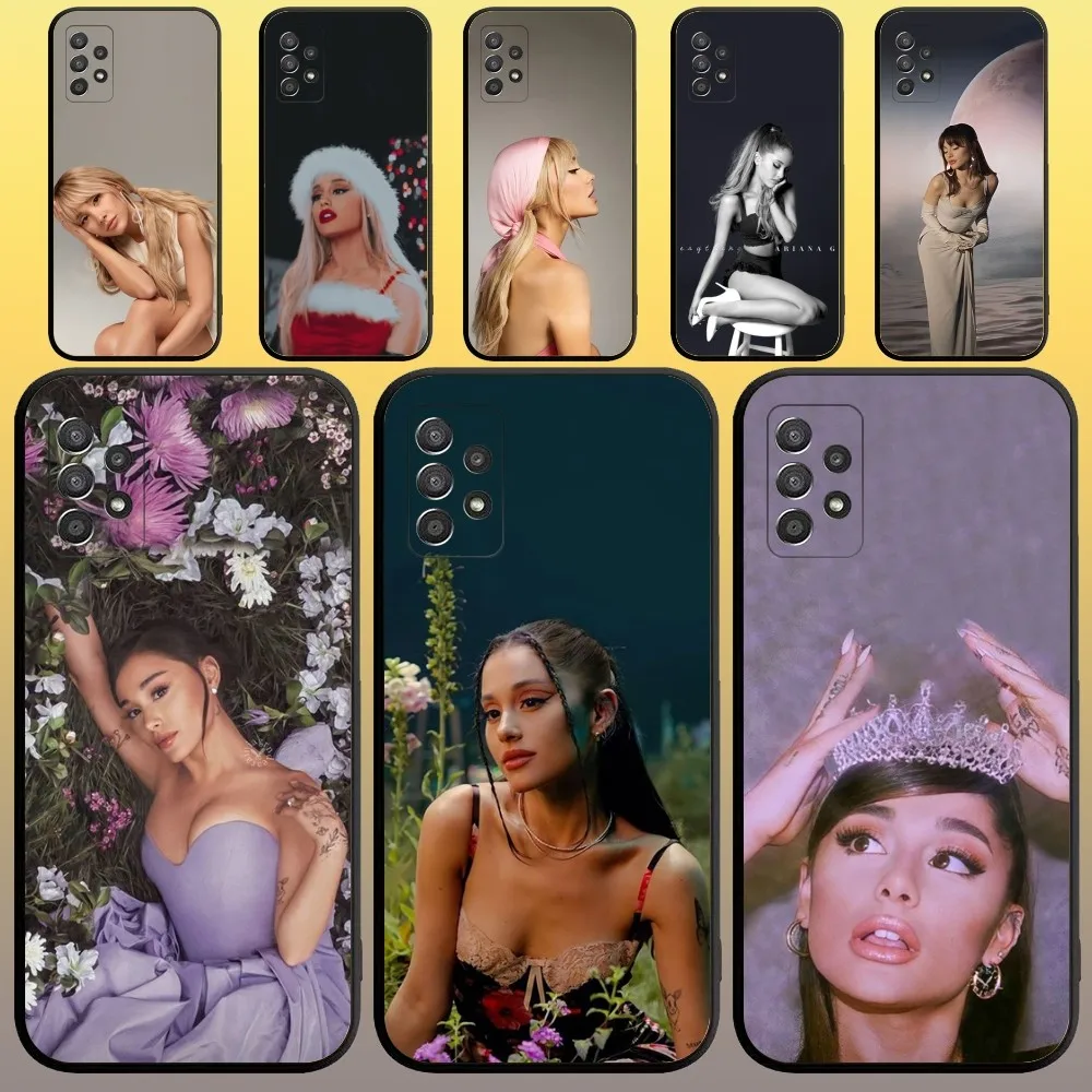 A-Ariana Singer G-Grande Phone Case for SamsungA 91,80,73,72,71,70,53,52,51,42,41,40,32,31,30,22,21,20,13 S 4G 5G Black Case