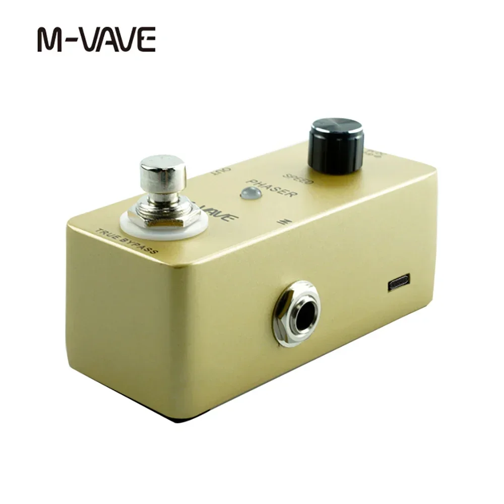 M-VAVE PHASER تأثير الغيتار الكهربائي دواسة تأثيرات المرحلة التناظرية صحيح الالتفافية سبائك الزنك قذيفة دواسة الغيتار الملحقات أجزاء