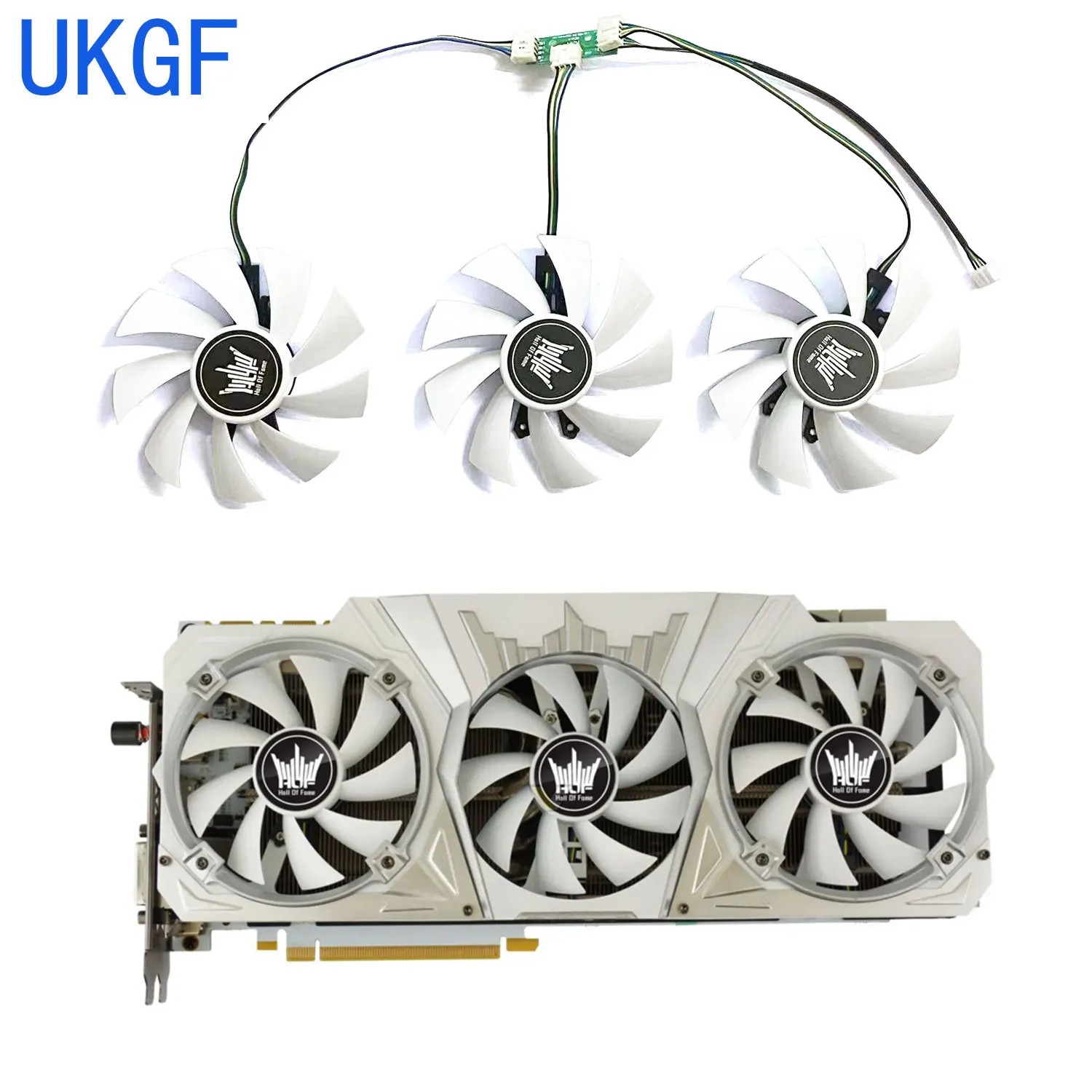 Brand new 87MM 4PIN GA92S2H GTX1060 GPU fan for Galax GTX 1060 1070 1080 Ti HOF graphics card replacement