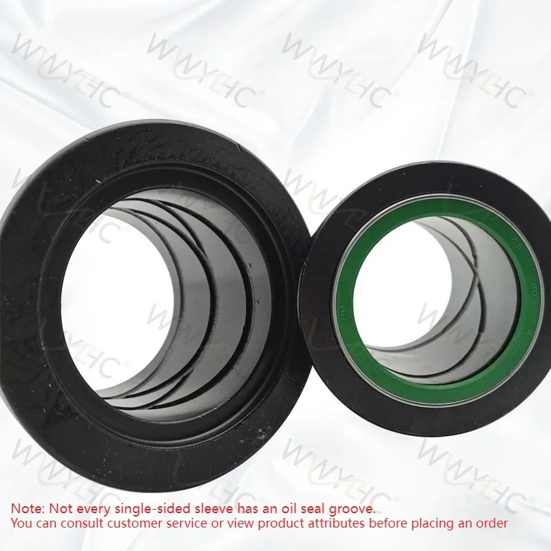 1PC Flanged Bucket Bushing, Excavator Bearing Sleeve (ID x OD x H)