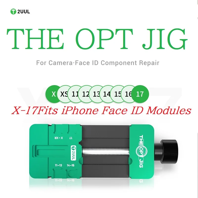 2UUL BH35 THE OPT JIG Camera Face ID Repair Fixing Clamp, Fixture for iPhone X to 17 Series Camera & Face ID Repair Tool