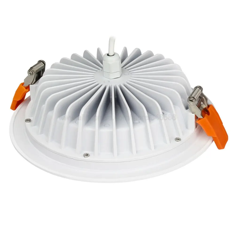 Ata Boxer FUT069 Downlight, Télécommande sans fil, WiFi, Alexa, Google Voice Control, AC 110V, Entrée 220V, RF 2.4G, RVB + CCT, IP54, 15W