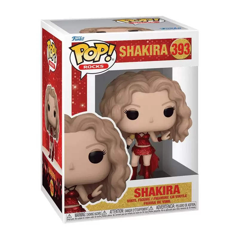 

Funko Pop Shakira Super Bowl (GL) Commemorative Figure Music Peripheral Toys for Boys Gift Collectible Ornaments