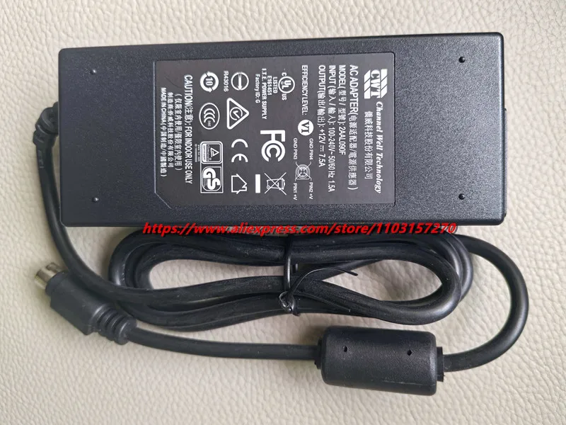 充電器 ACアダプター シノロジー用ac電源アダプター充電器、EA11011B-120、cwt、12v、7.5a
