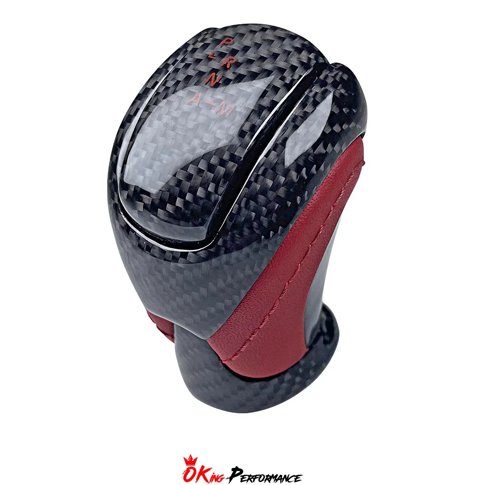 

Customize Carbon Fiber Shift Gear Knob (with Leather) for Nissan R35 GTR