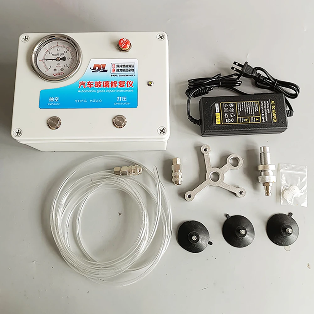 

Automotive Glass Repair Instrument Auto Front Windshield Bull's Eye Crack Special Repair Kit Automatic Fill Traceless Resin